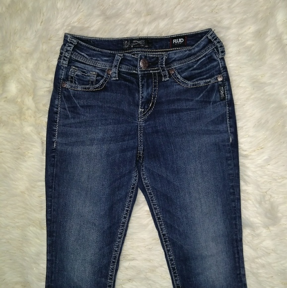 Silver Suki High Capri Fluid Denim - Picture 4 of 6